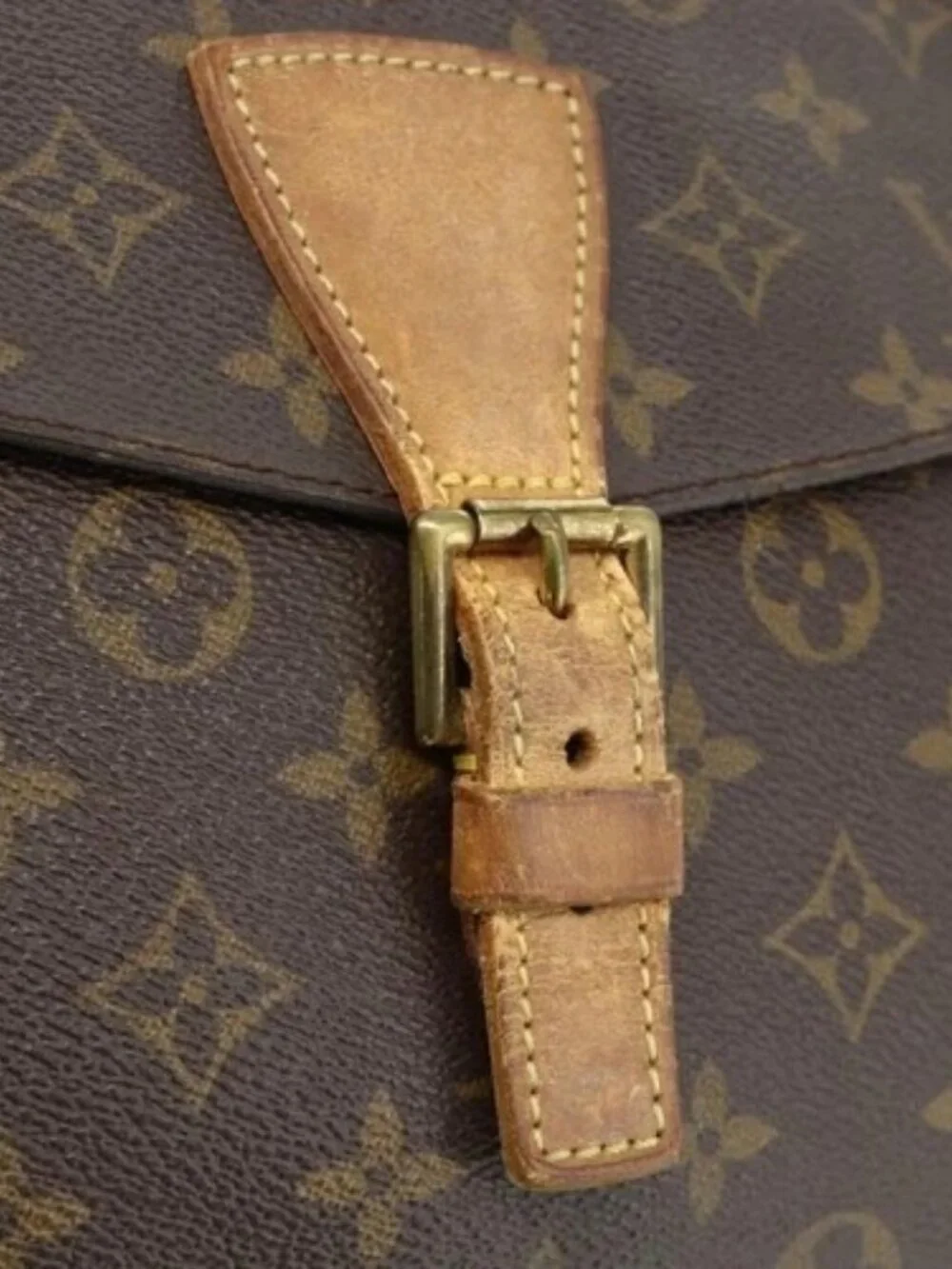 LOUIS VUITTON Monogram Jeune Fille GM Shoulder Bag M51225 LV Auth 175764